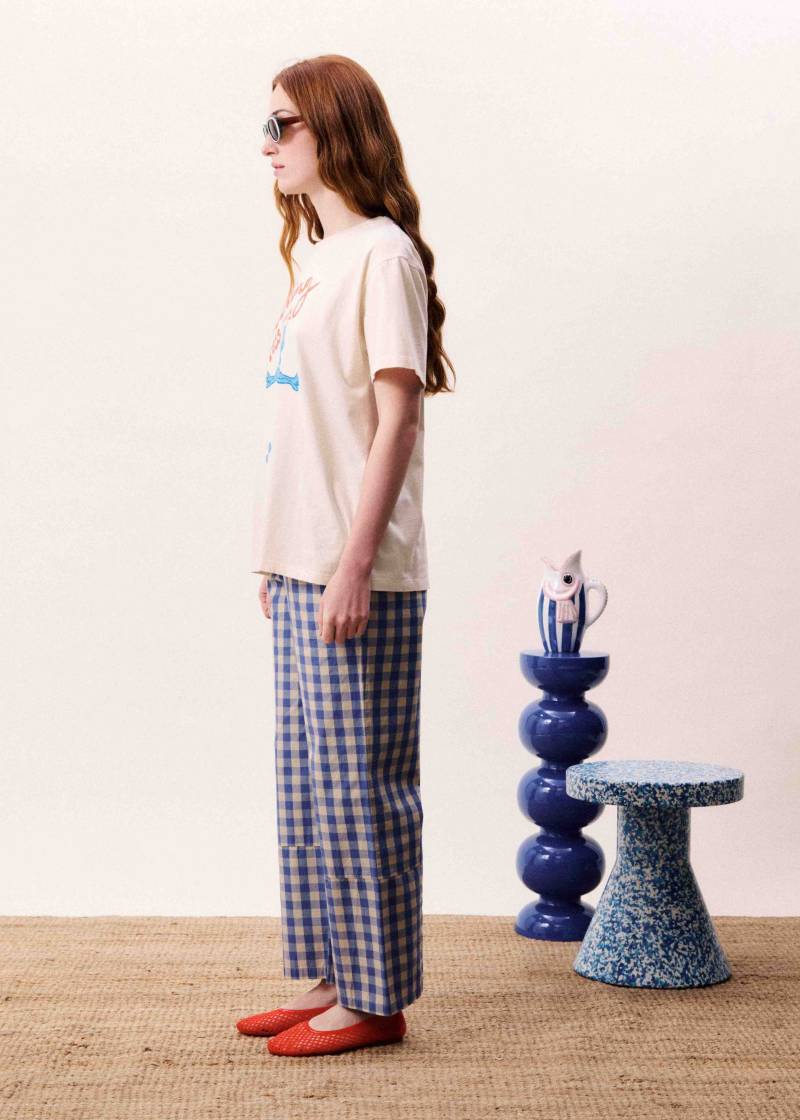 frnch maris pantalon bleu azur sketchshop