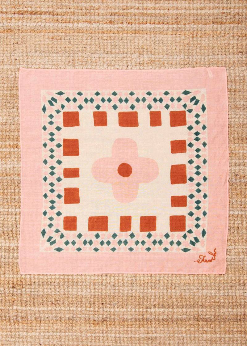 frnch yumbilla foulard rose pale sketchshop