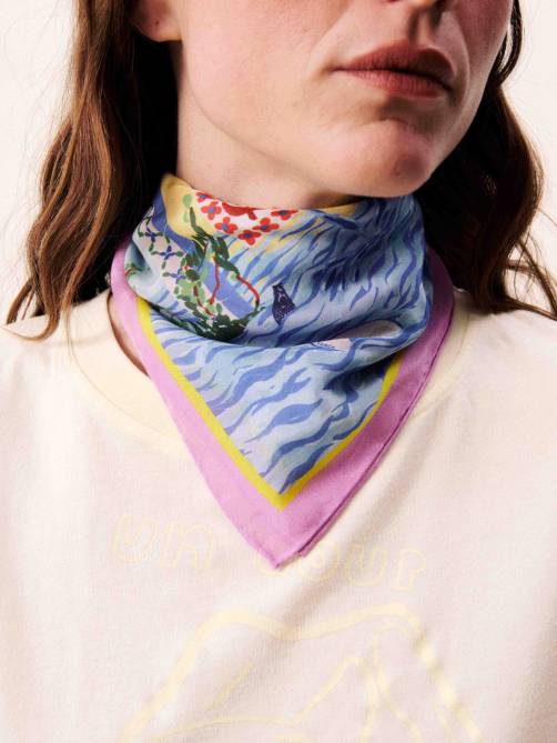 frnch canoa scarf bord de leau sketchshop