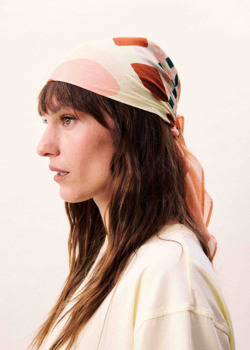 frnch yumbilla foulard rose pale sketchshop