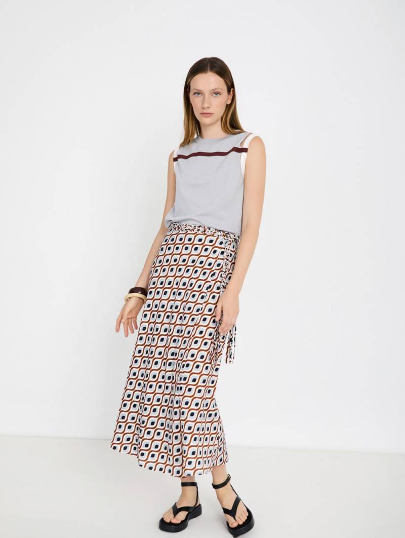 skatie retro print skirt sketchshop