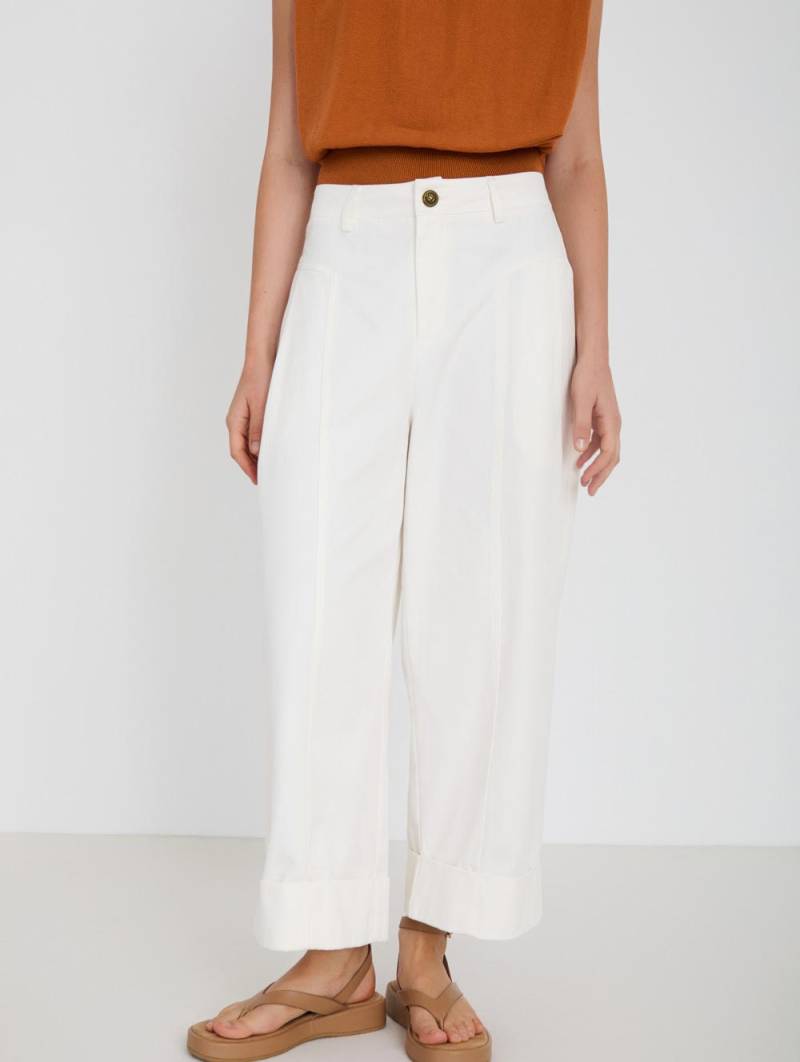 skatie straight leg denim trousers white sketchshop