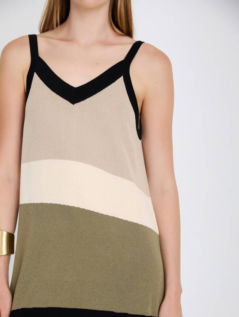 skatie colorblock intarsia dress sketchshop