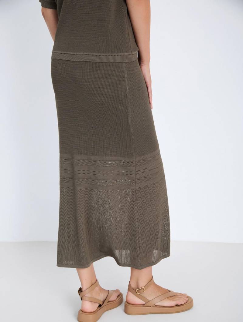 skatie openwork knit skirt sketchshop