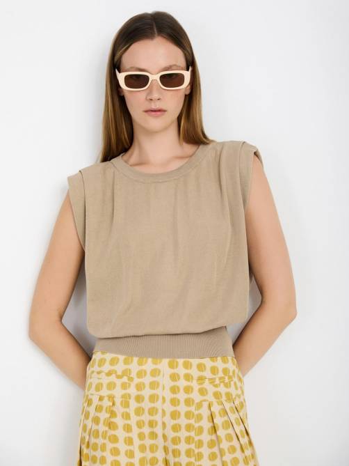 skatie tencel knit top angora sketchshop