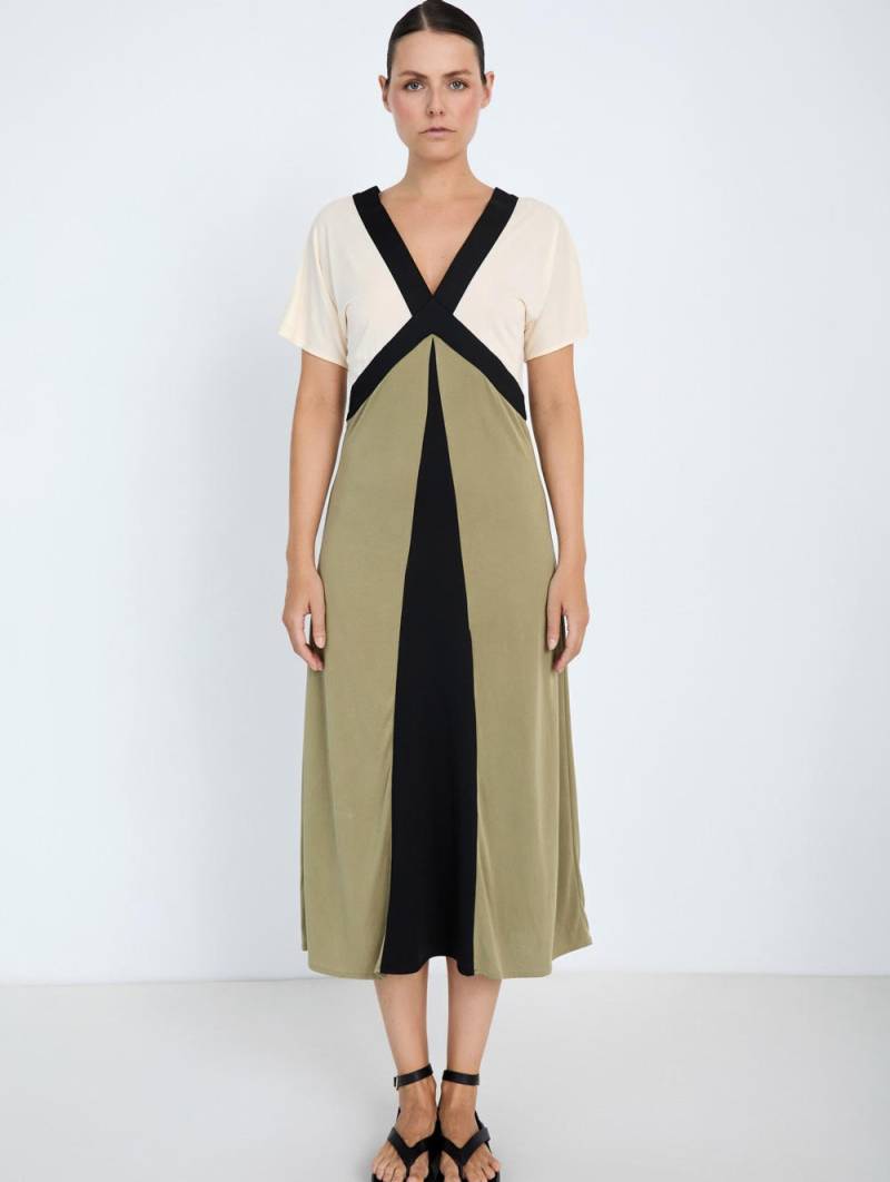 skatie tricolor modal dress sketchshop