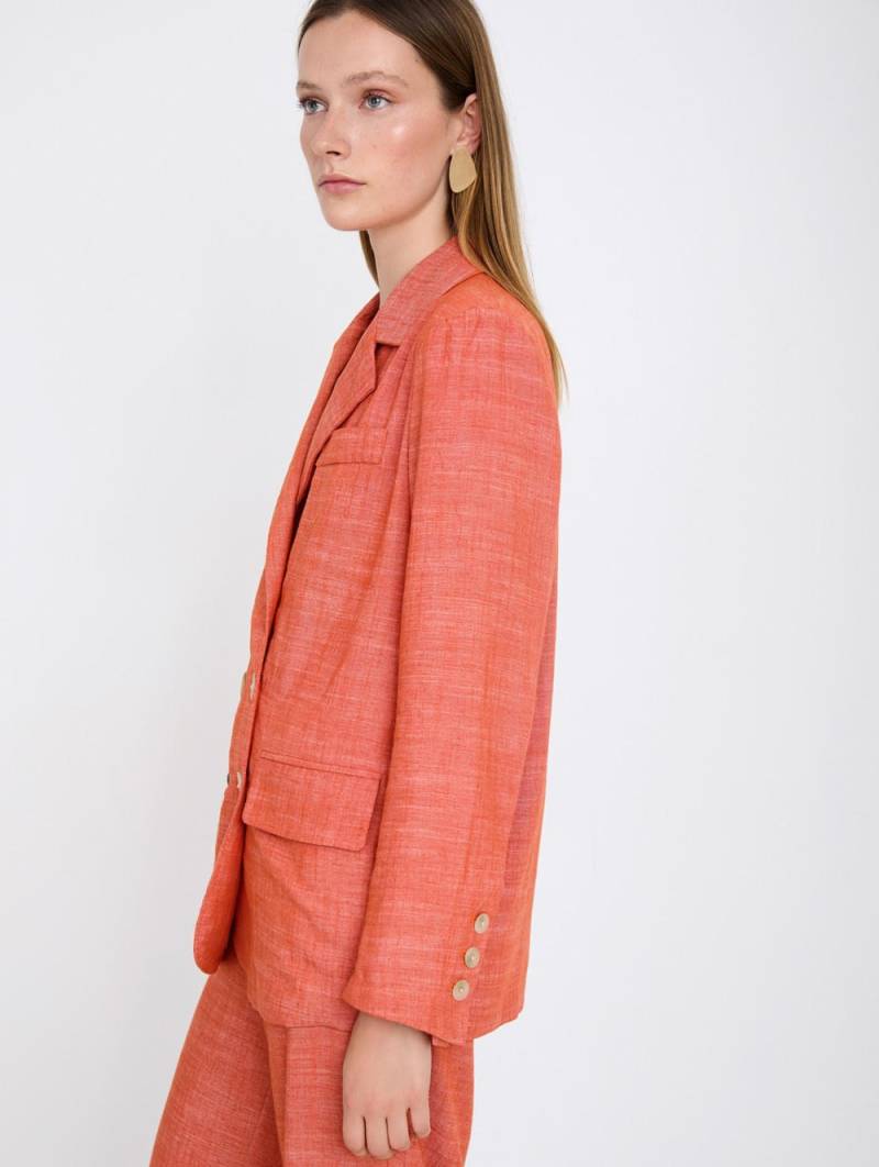 skatie marled linen blazer arabesque sketchshop