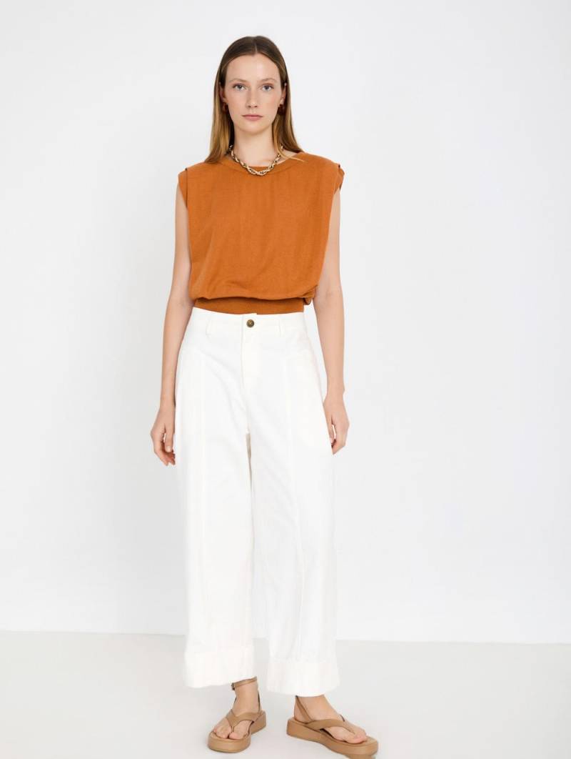 skatie straight leg denim trousers white sketchshop