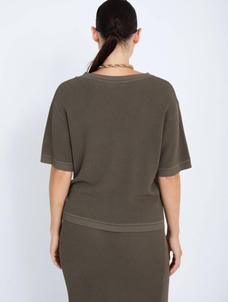 skatie textured knit sweater sketchshop