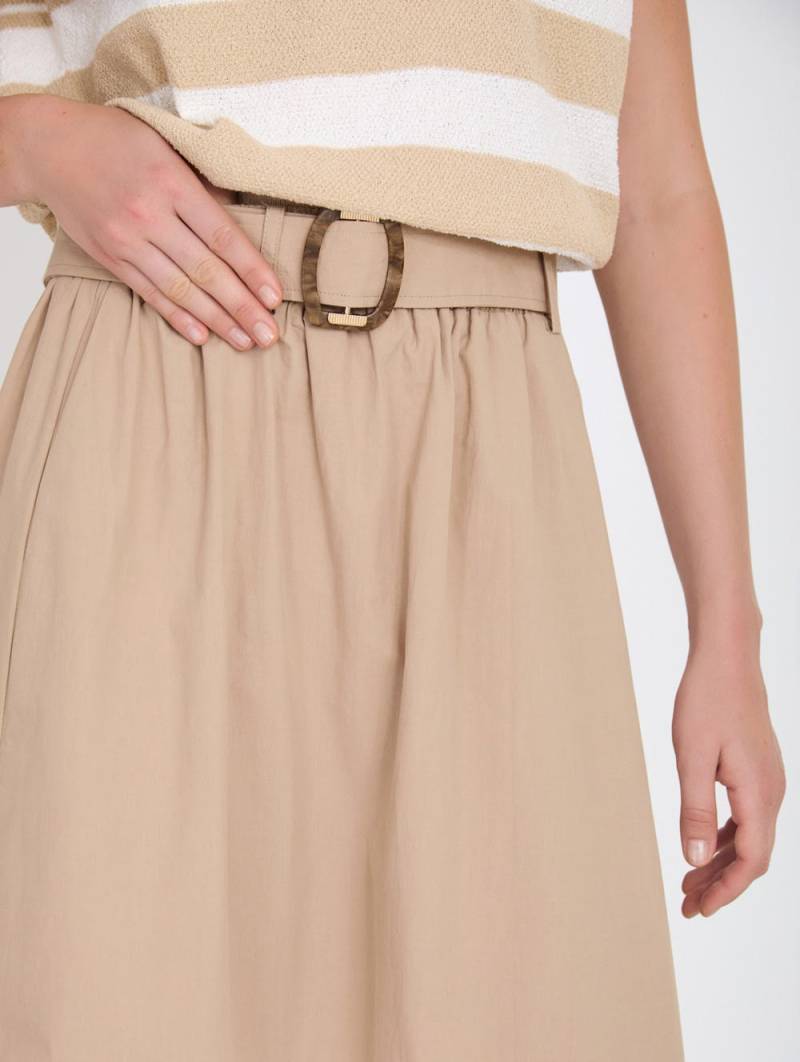 skatie bicolor skirt with belt sketchshop