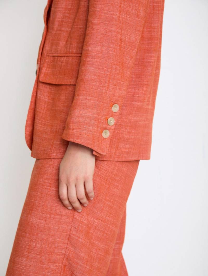 skatie marled linen blazer arabesque sketchshop