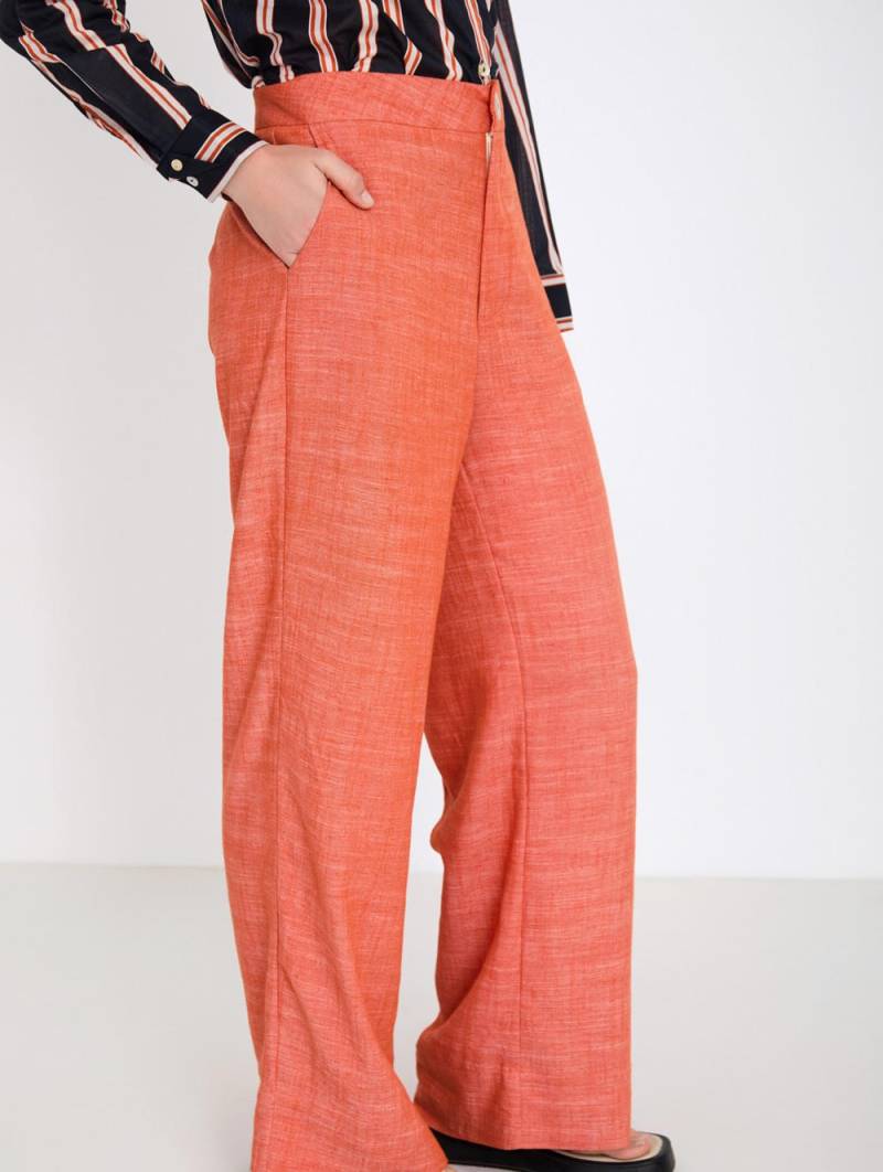 skatie marled straight leg trousers arabesque sketchshop