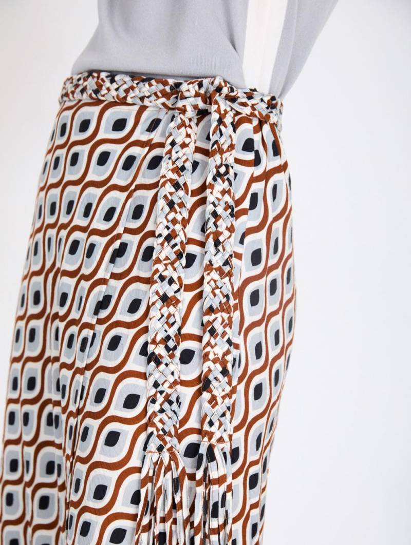 skatie retro print skirt sketchshop