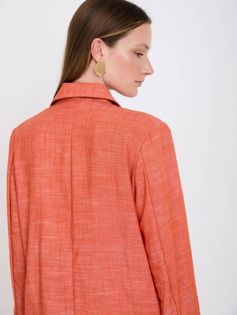 skatie marled linen blazer arabesque sketchshop