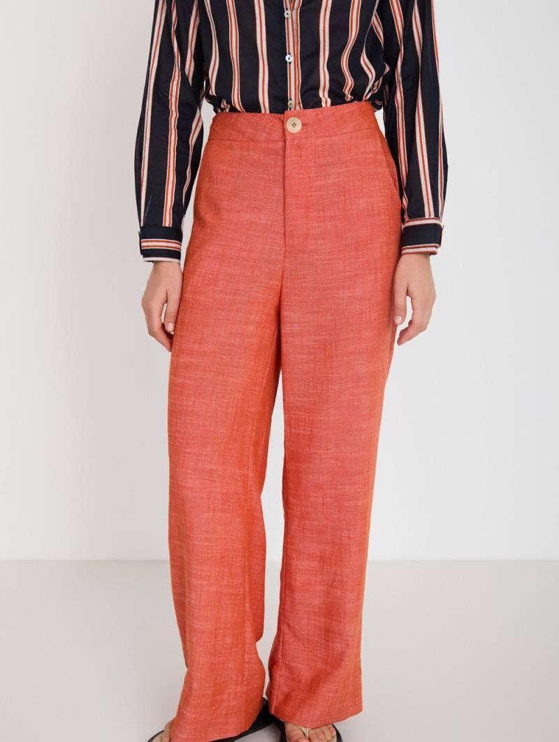 skatie marled straight leg trousers arabesque sketchshop