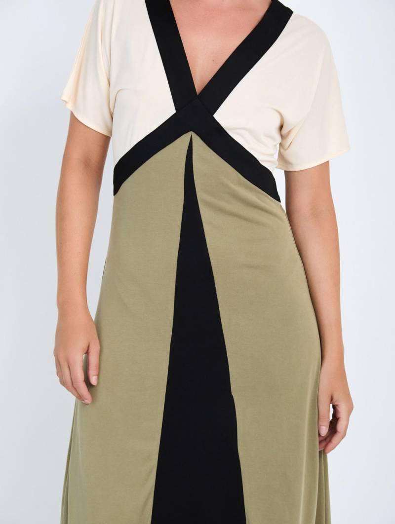 skatie tricolor modal dress sketchshop