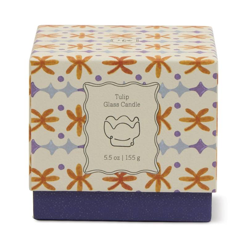 paddywax tulip soy glass candle garden grove sketchshop