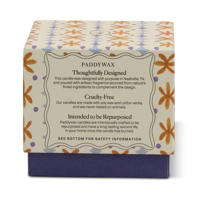 paddywax tulip soy glass candle garden grove sketchshop