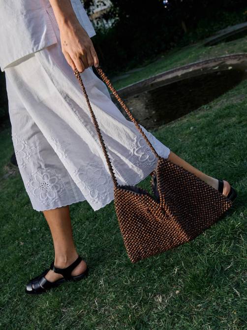 yerse cotton linen skirt trousers embroidery white sketchshop