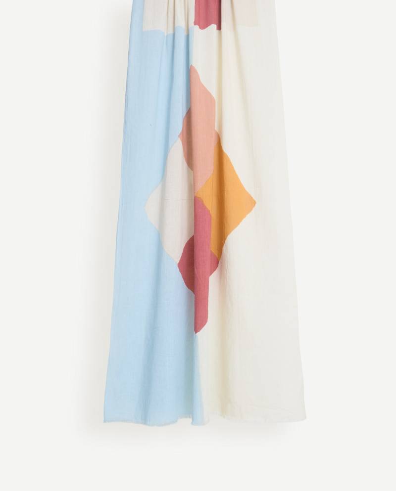 yerse print cotton foulard sky blue sketchshop