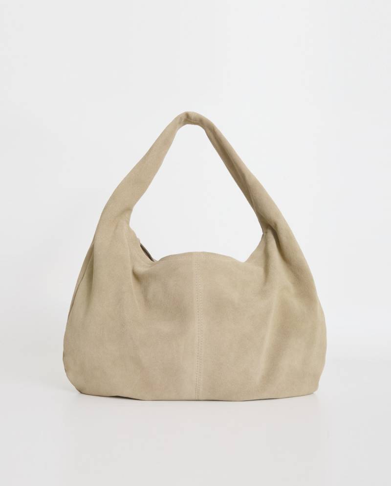 yerse suede hobo bag camel sketchshop