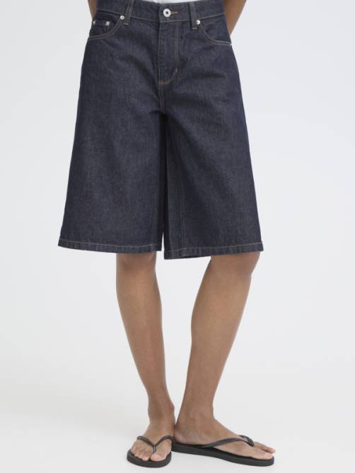 ichi ihkirsten bermuda denim blue sketchshop