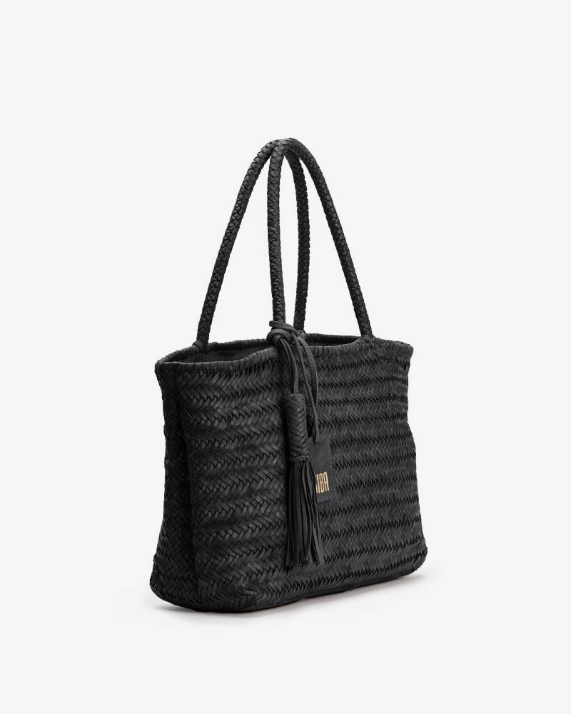 biba perkins leather shoulder bag black sketchshop