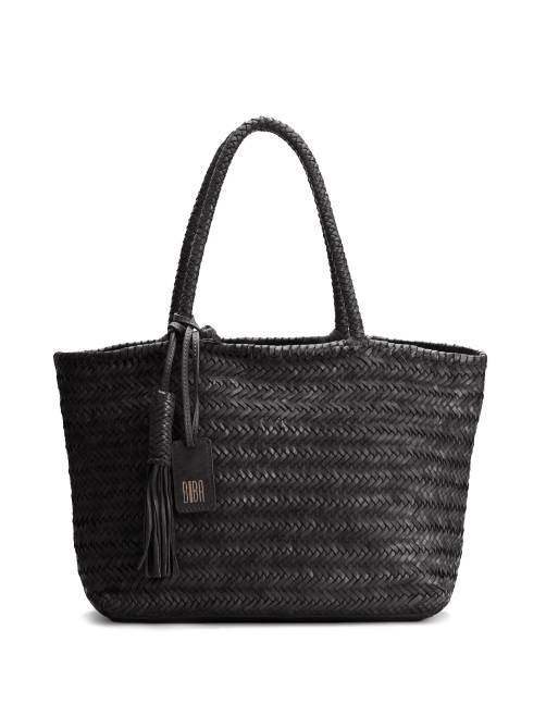 biba perkins leather shoulder bag black sketchshop