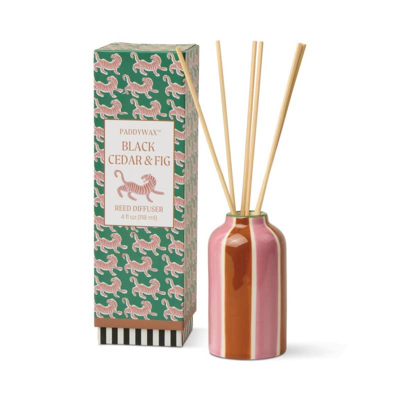 paddywax ceramic diffuser black cedar fig sketchshop