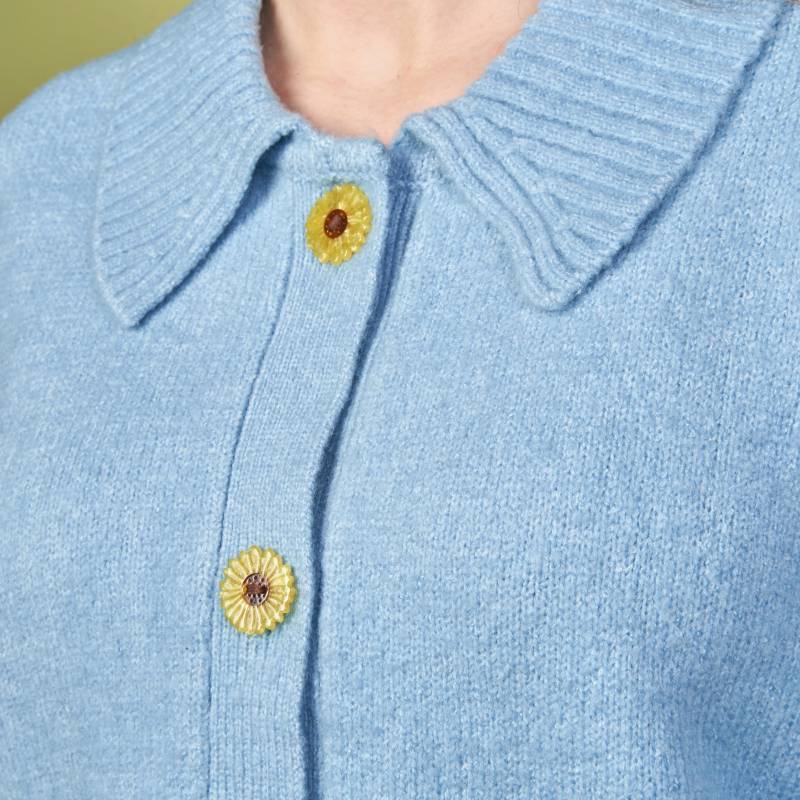 coucou suzette sunflower button kit sketchshop