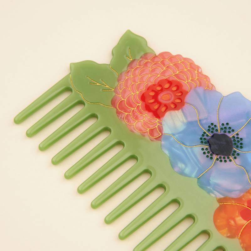 coucou suzette floral bouquet hair comb sketchshop