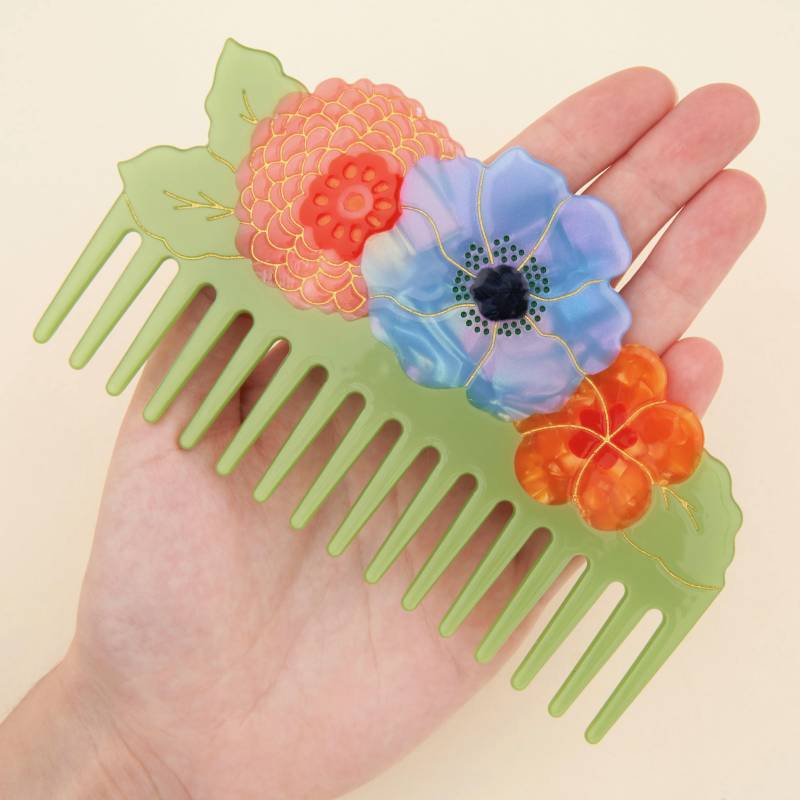 coucou suzette floral bouquet hair comb sketchshop