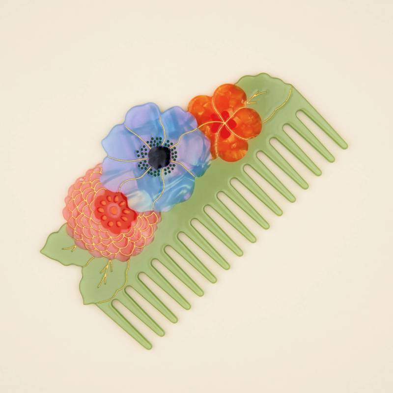 coucou suzette floral bouquet hair comb sketchshop
