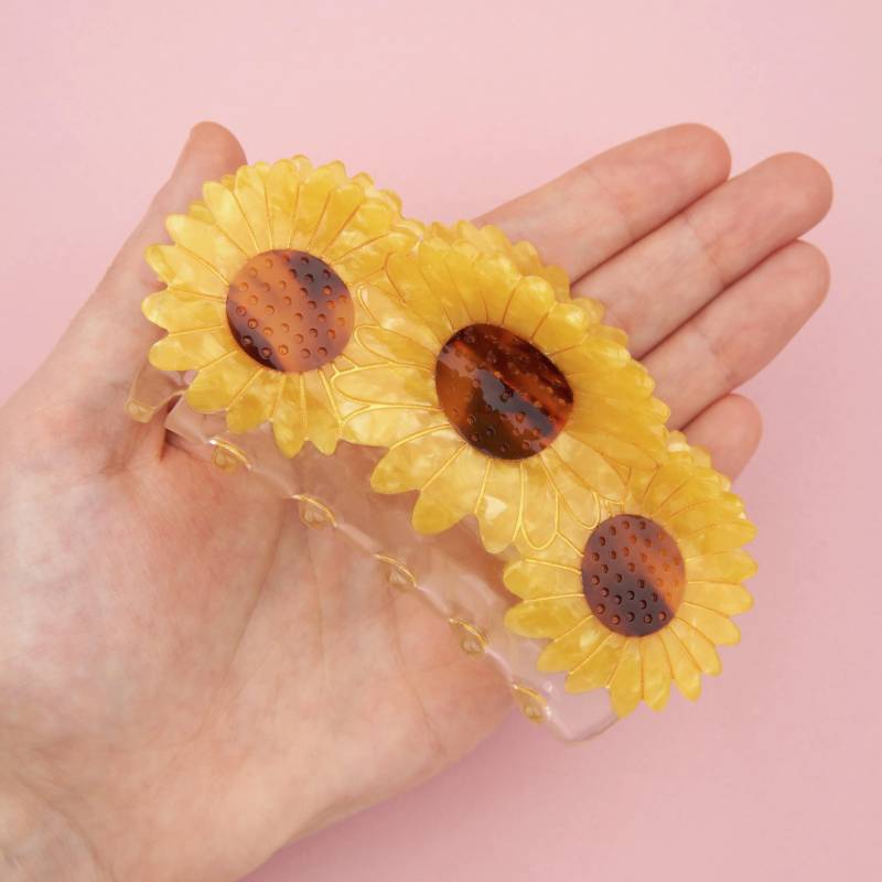 coucou suzette sunflower trio hair claw sketchshop