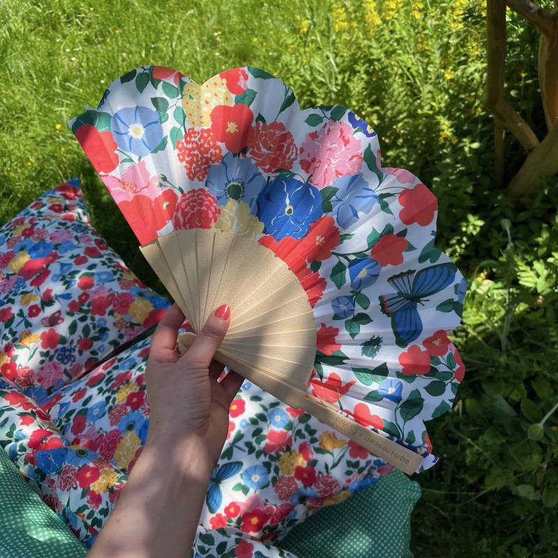 coucou suzette floral bouquet hand fan sketchshop