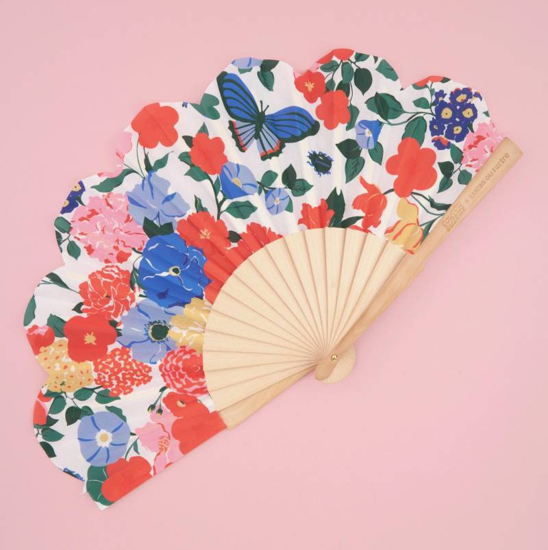 coucou suzette floral bouquet hand fan sketchshop