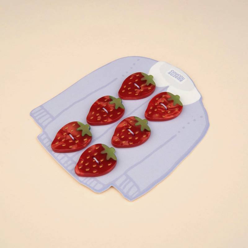coucou suzette strawberry button kit sketchshop