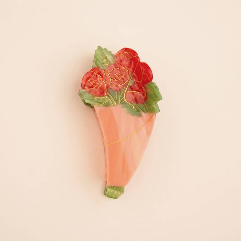 coucou suzette rose bouquet hair claw sketchshop