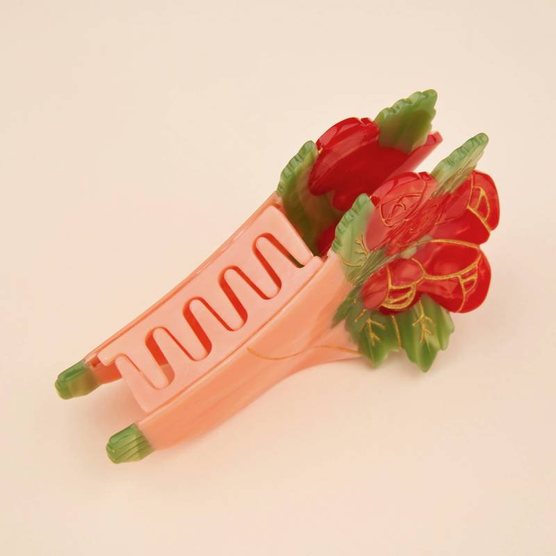 coucou suzette rose bouquet hair claw sketchshop