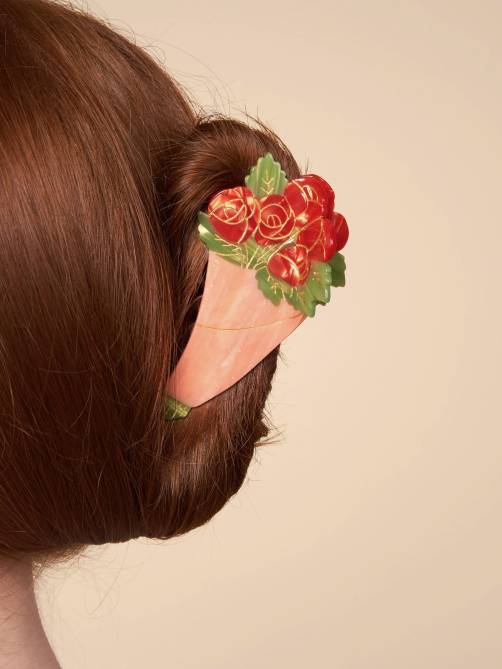 coucou suzette rose bouquet hair claw sketchshop
