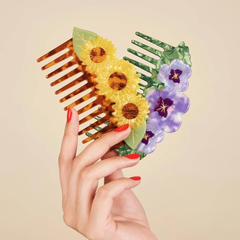 coucou suzette sunflower hair comb sketchshop