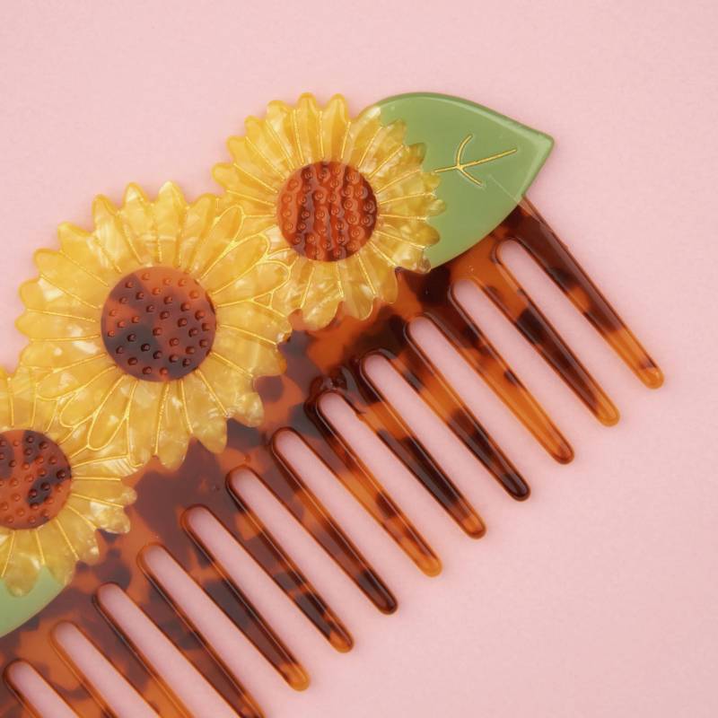 coucou suzette sunflower hair comb sketchshop