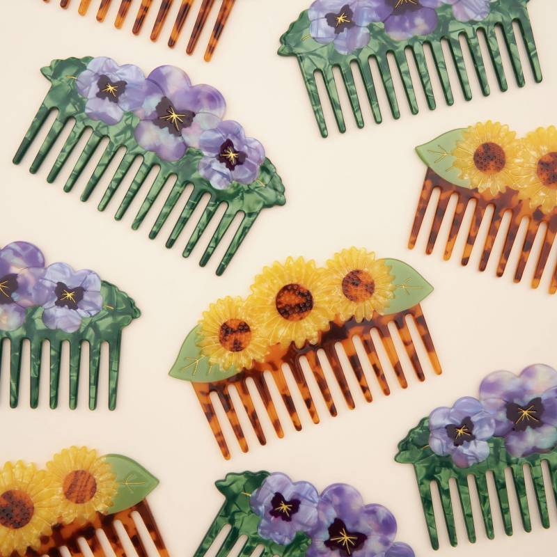 coucou suzette sunflower hair comb sketchshop
