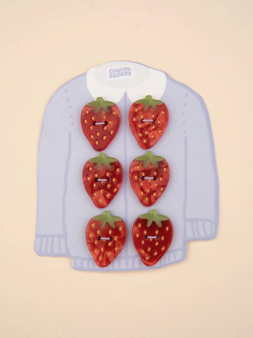 coucou suzette strawberry button kit sketchshop