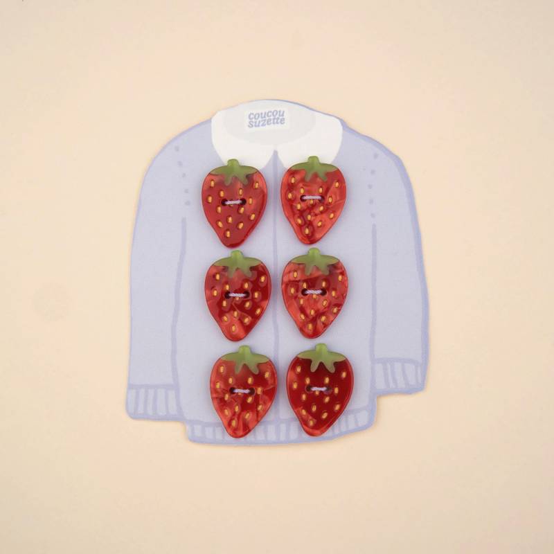 coucou suzette strawberry button kit sketchshop