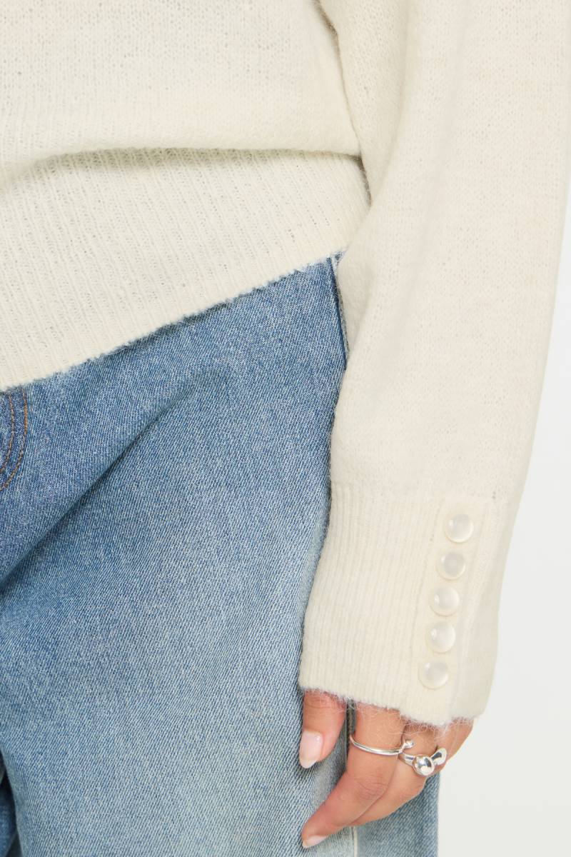 ichi ihkamara sweater ecru sketchshop