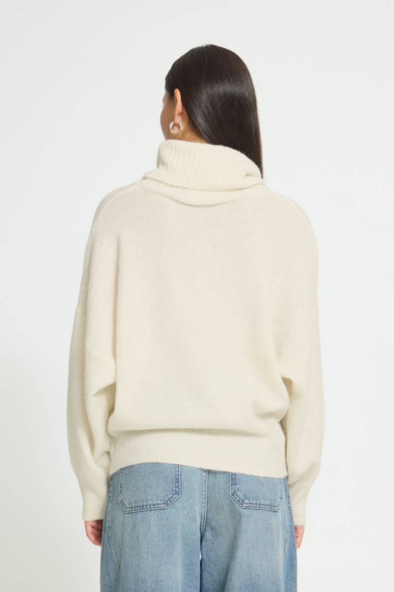 ichi ihkamara sweater ecru sketchshop