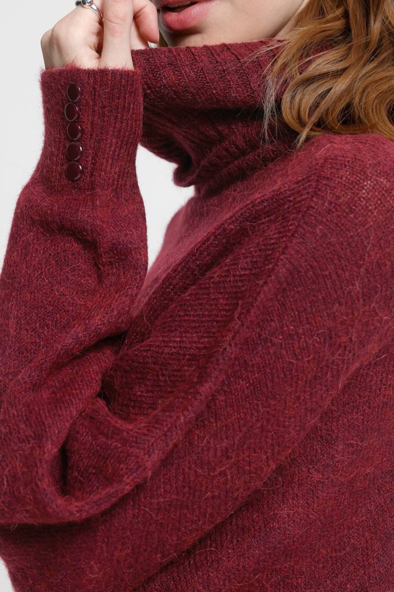ichi ihkamara sweater bordeaux sketchshop