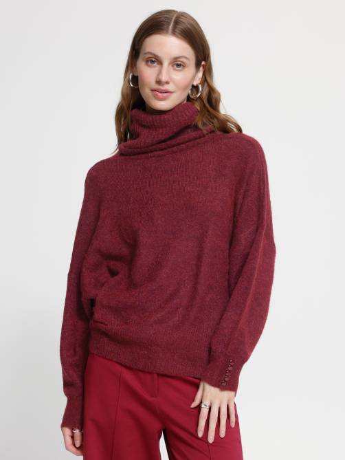 ichi ihkamara sweater bordeaux sketchshop