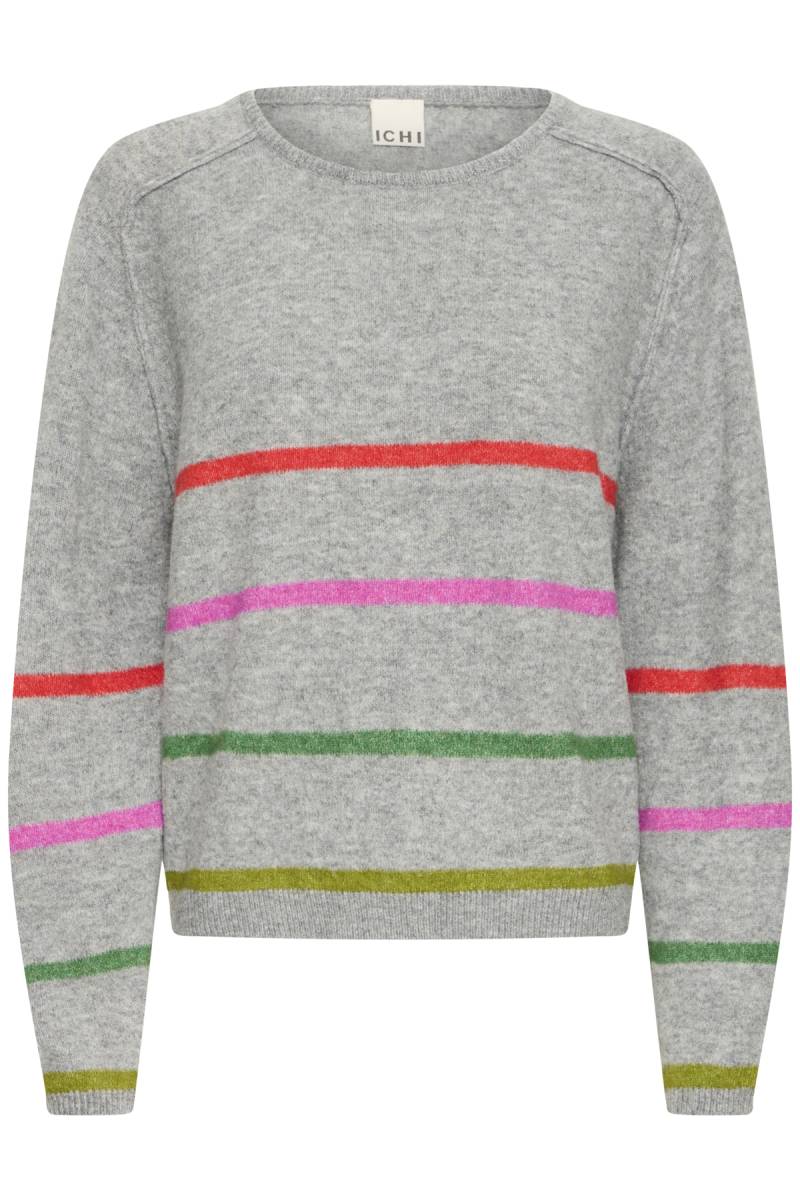 ichi ihdasila sweater grey melange sketchshop